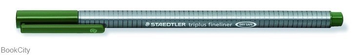 تصویر  روان‌نويس نوك نمدي تريپلاس سبز STAEDTLER Triplus 334-55