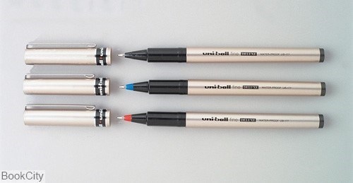 تصویر  روان‌نويس آبي Uniball UB-177 Fine Delux