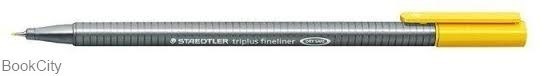 تصویر  روان‌نويس نوك نمدي تريپلاس زرد STAEDTLER Triplus 334-1