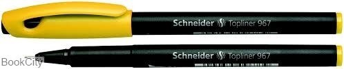 تصویر  روان‌نويس نوك‌نمدي زرد Schneider 196705 0.4mm Topliner