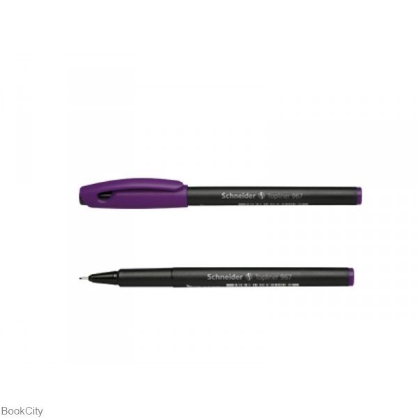 تصویر  روان‌نويس نوك‌نمدي بنفش Schneider 196708 0.4mm Topliner