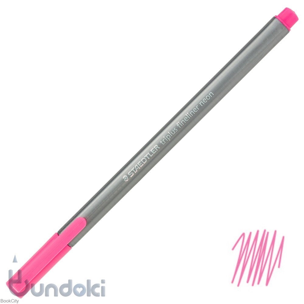 تصویر  روان‌نويس نوك نمدي تريپلاس صورتي STAEDTLER Triplus 334-221