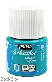 تصویر  رنگ پارچه مات Pebeo 295087 45ml Turquoise 87