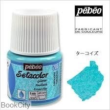 تصویر  رنگ پارچه اكليلي Pebeo 329206 45ml Turquoise 206