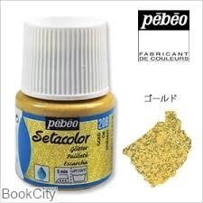 تصویر  رنگ پارچه اكليلي Pebeo 329208 45ml Gold 208