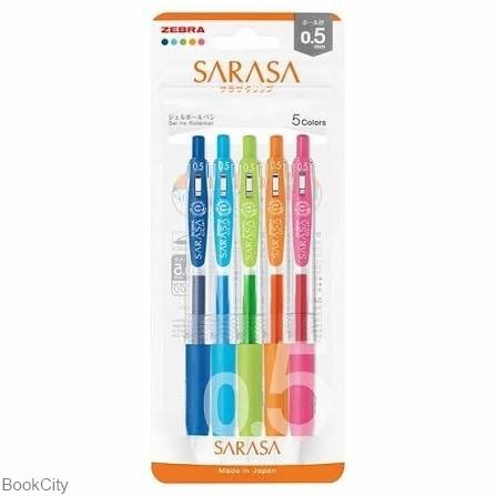 تصویر  ست خودكار فشاري 5 عددي ZEBRA Sarasa 0.5mm