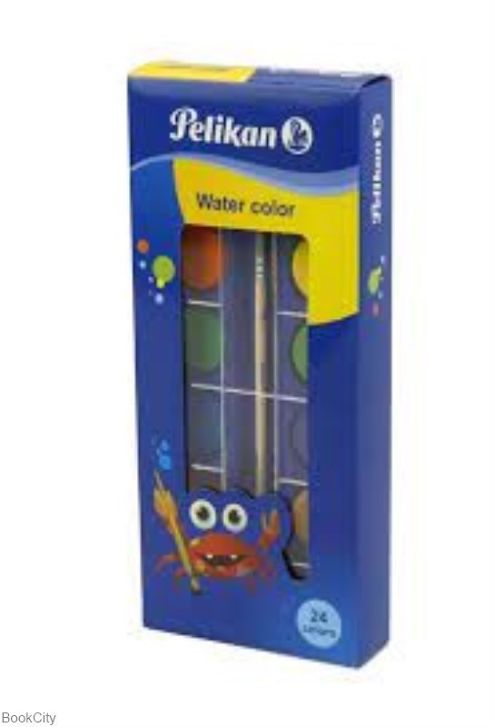 تصویر  آبرنگ 24 رنگ مقوايي Pelikan 606017