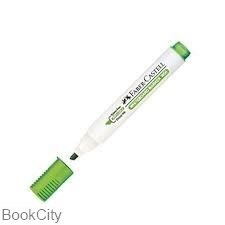 تصویر  ماژيك وايت‌برد نوك تخت سبز روشن 253962 FABER CASTELL
