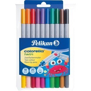 تصویر  ماژيك نقاشي 20 رنگ Pelikan Colorella Twin 949511
