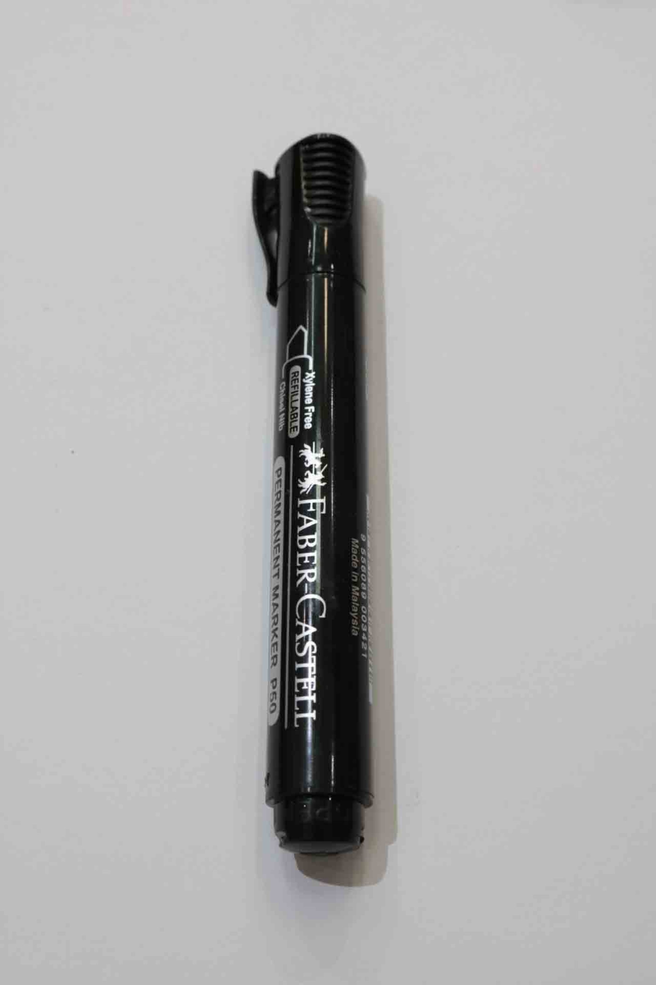 تصویر  ماژيك وايت‌برد نوك تخت مشکي FABER CASTELL 254299