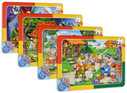 تصویر  Mini plan puzzle 24 piese, Basme D-toys 50564