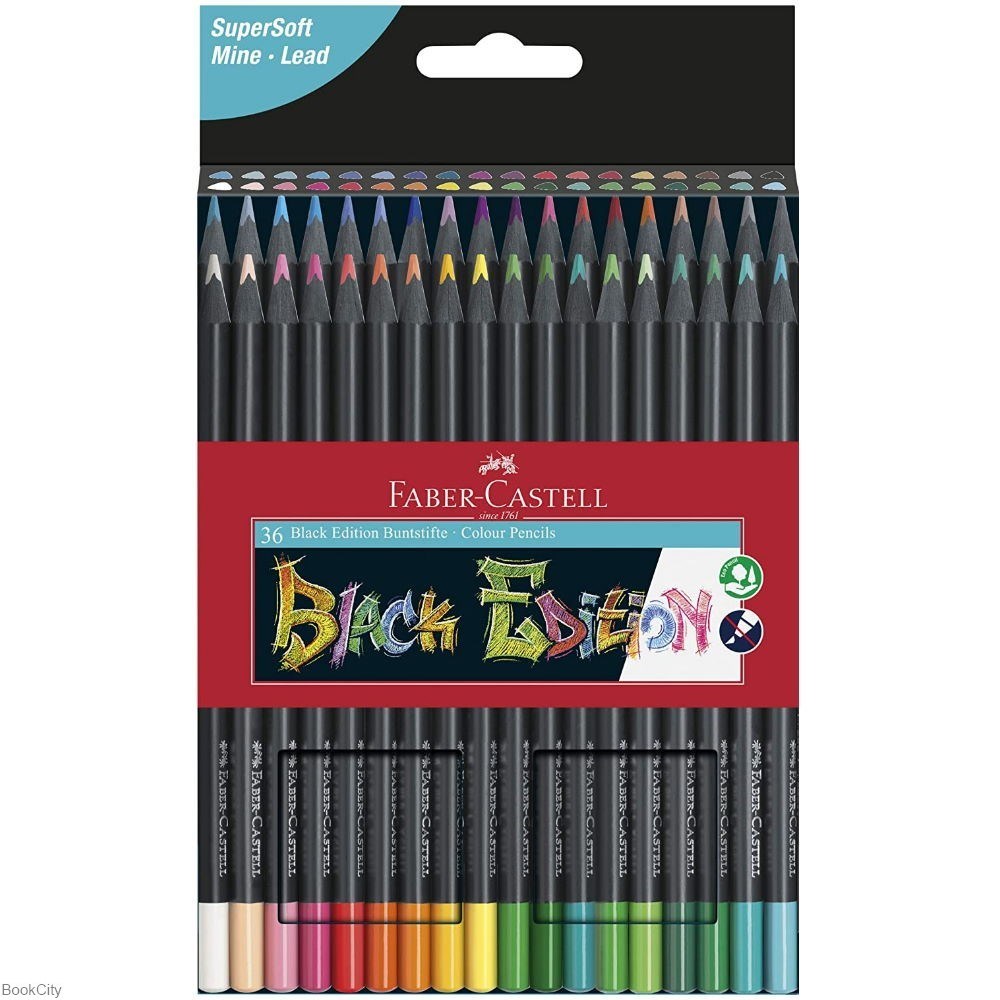 تصویر  مدادرنگي 36 رنگ مقوايي FABER CASTELL 116436 Super Soft
