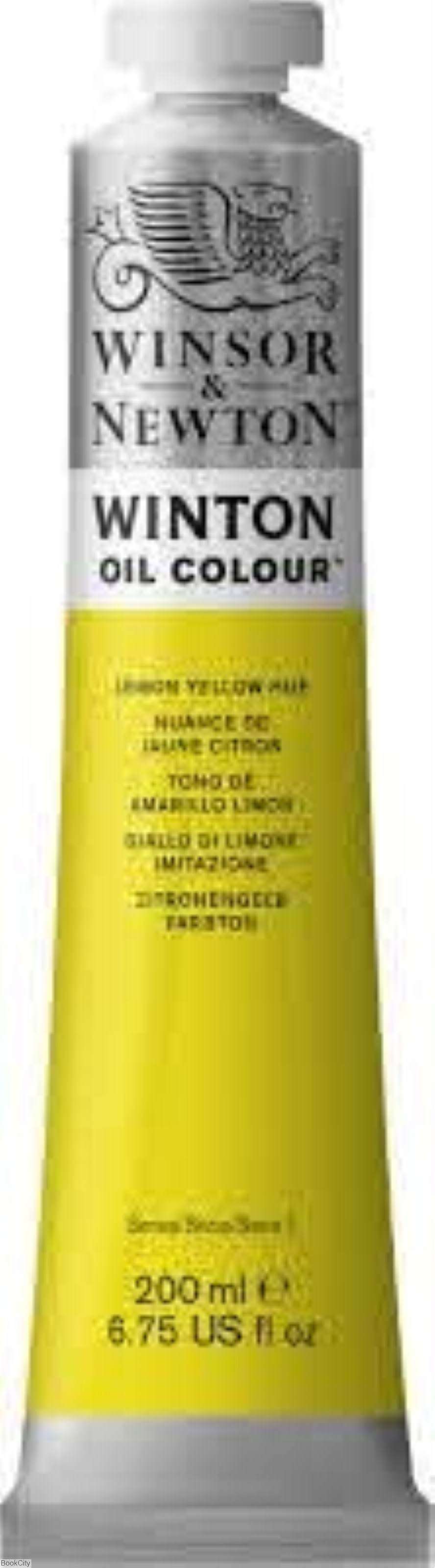 تصویر  رنگ روغن winsor 1437346 200ml Lemon Yellow Huw