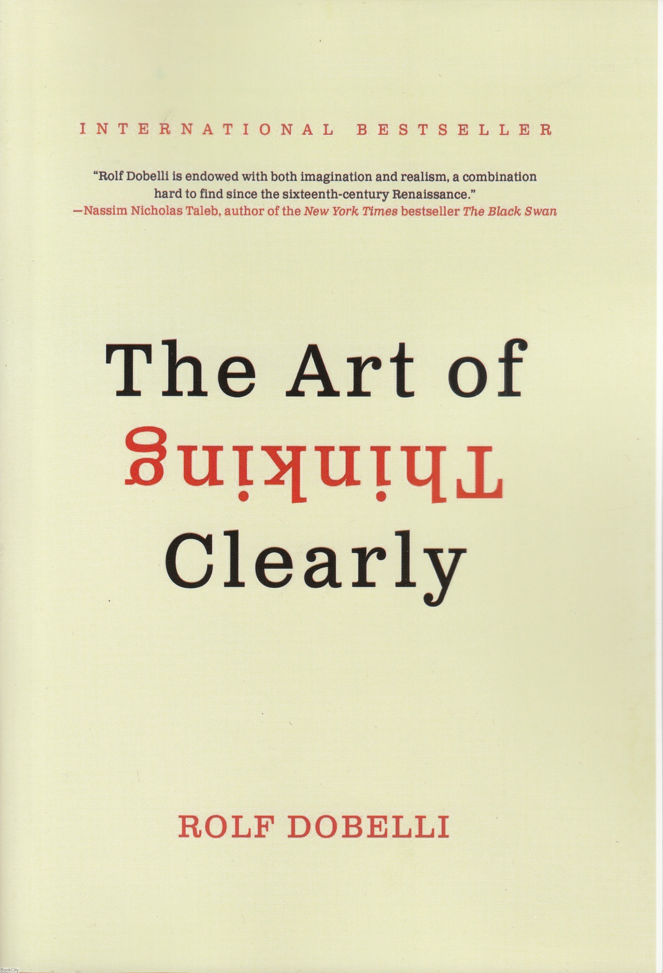 تصویر  the art of thinking clearly
