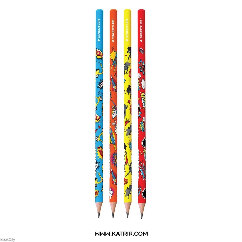 تصویر  مداد مشكي طرح كميك Staedtler