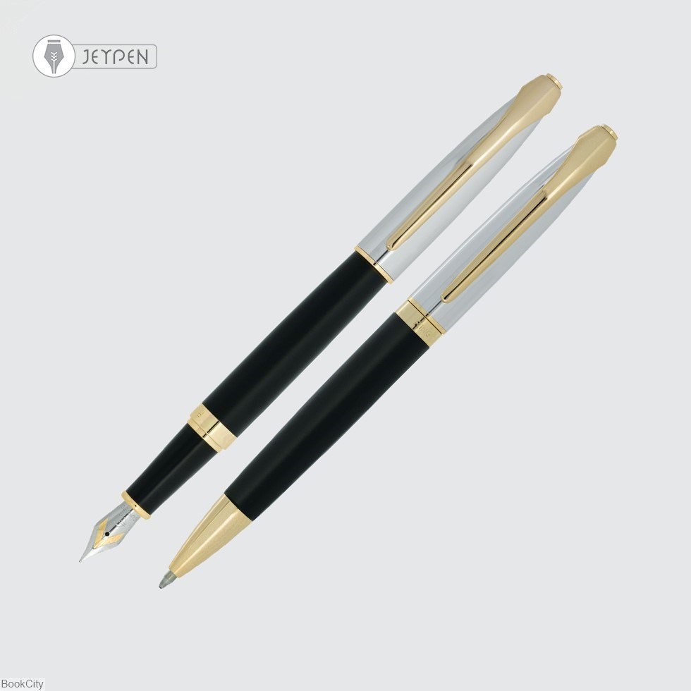 تصویر  خودكار و خودنويس نيمه لاكي گيره زرد رينگ EUROPEN RING