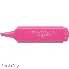 تصویر  ماژيك هاي‌لايت سرخابي پاستلي FABER CASTELL 1546 Pastell