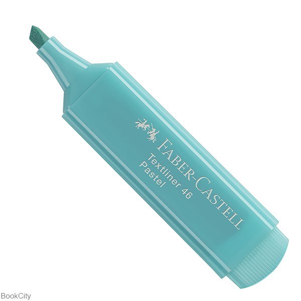 تصویر  ماژيك هاي‌لايت فيروزه‌اي پاستلي FABER CASTELL 1546 Pastell