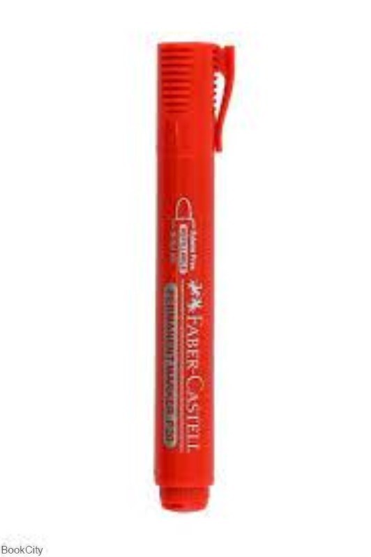 تصویر  ماژيك نوك گرد قرمز FABER CASTELL Permanet 254121