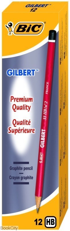 تصویر  مداد مشكي 12 تايي Bic Gilbert HB