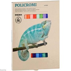 تصویر  پاستل 24 رنگ گچي لفاف‌دار PRIMO Policromi