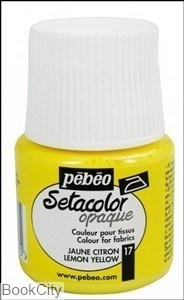 تصویر  رنگ پارچه مات Pebeo 295017 45ml  Lemon Yellow 17