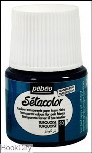 تصویر  رنگ پارچه شفاف Pebeo 329030 45ml Turquoise 30