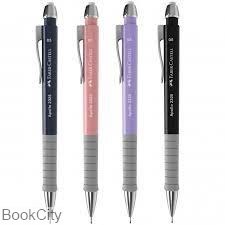 تصویر  اتود 0.5mm پاك‌كن‌دار آپولو مشكي FABER CASTELL 232504