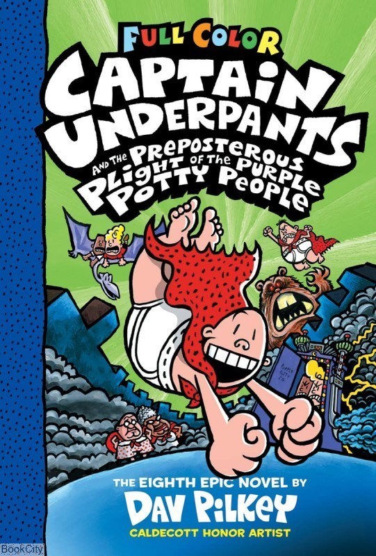 تصویر  Captain Underpants (8) and the Preposterous Plight of the Purple Potty People