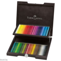 تصویر  مدادرنگي 72 رنگ چوبي ونگه دو طبقه FABER CASTELL 110072 Polychromos ‍‍‍‍