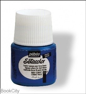 تصویر  رنگ پارچه مات Pebeo 295011 45ml Cobalt Blue 11