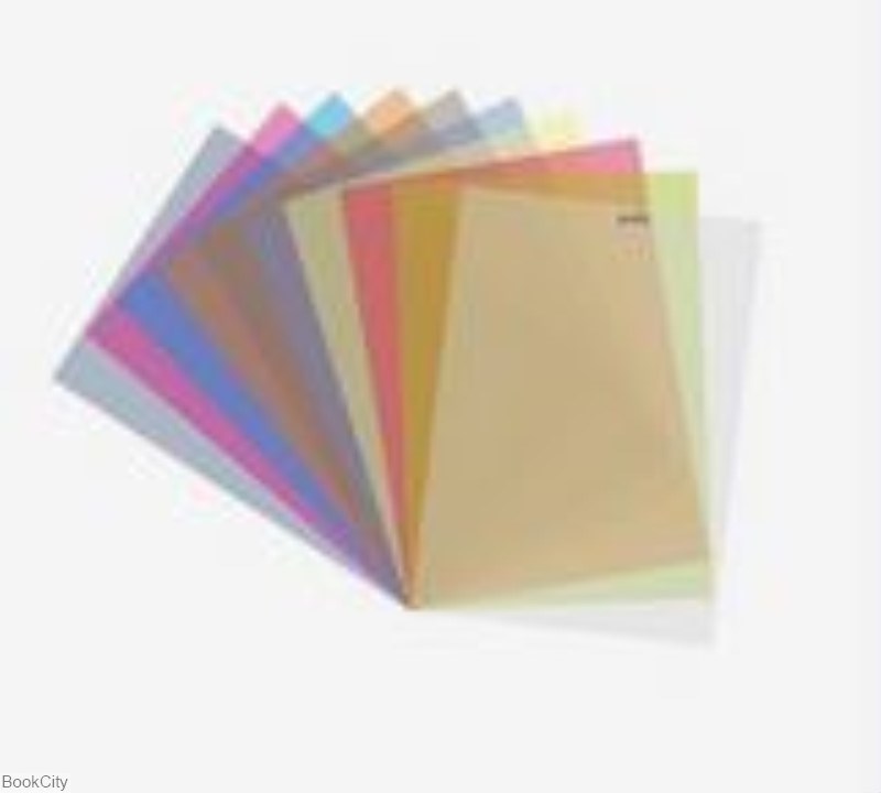 تصویر  طلق شفاف رنگي A3