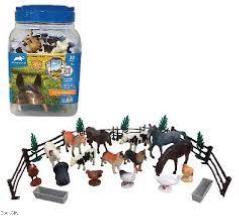 تصویر  ست حيوانات مزرعه Farm Animal 30pcs D6603