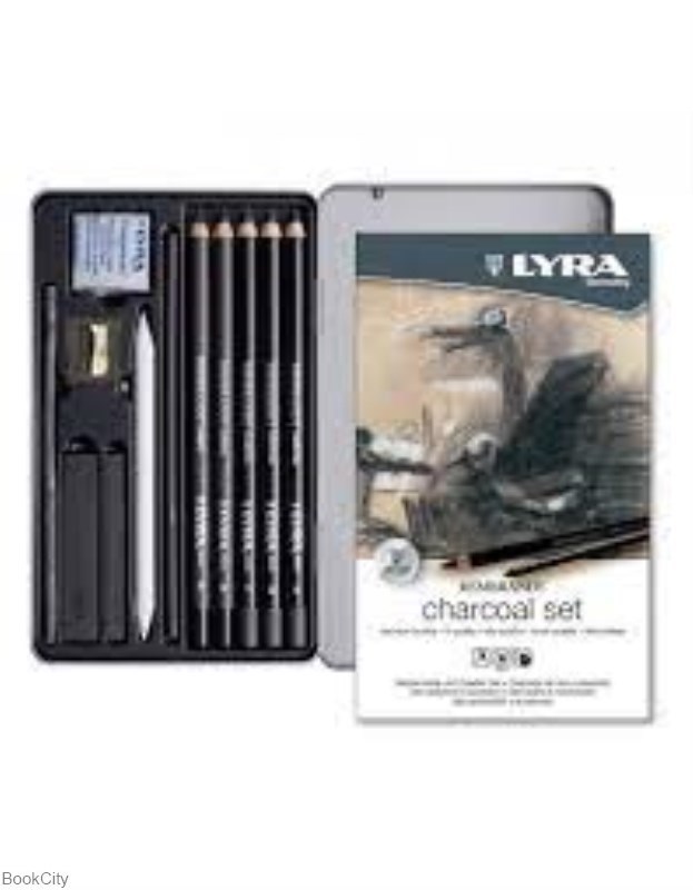 تصویر  ست طراحي 12 تكه LYRA Charcoal Set L2051112