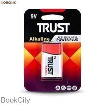 تصویر  باتري كتابي Trust Alkaline 9V