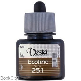 تصویر  اكولين قرمز تيره VESTA 40ml 251