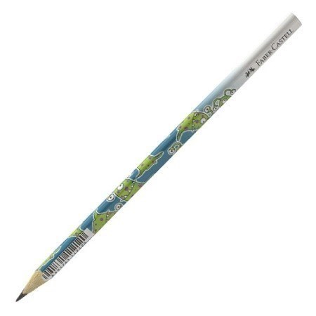 تصویر  مداد مشكي بدنه مثلثي آبي هيولا FABER CASTELL 118311 Motif