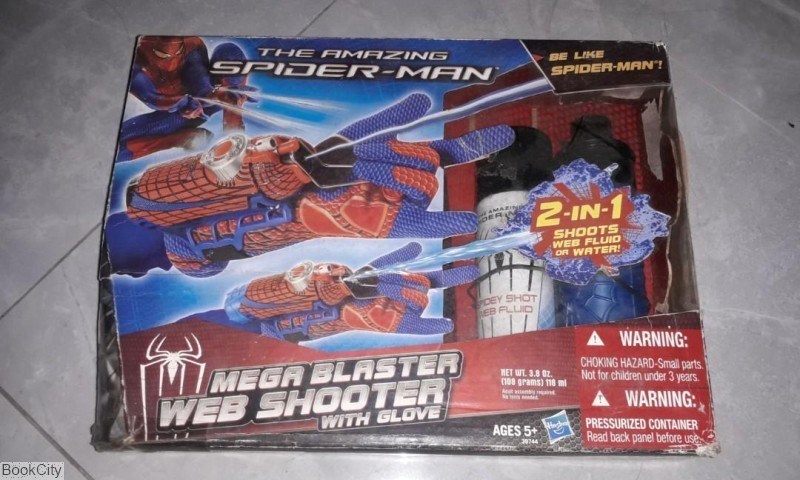 تصویر  تارانداز اسپايدرمن MEGA BLASTER WEB SHOOTER WITH GLOVE HASBRO 39744