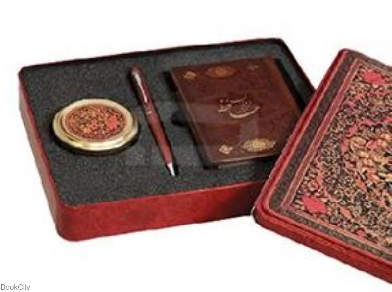 تصویر  ست مديريتي سررسيد روزنگار حافظ (رقعي با جعبه 1341)