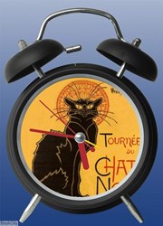 تصویر   Black Cat Alarm Clock CLO03 