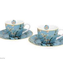 تصویر  Espresso Cups with Saucers INSPIRED Van Gogh 8119