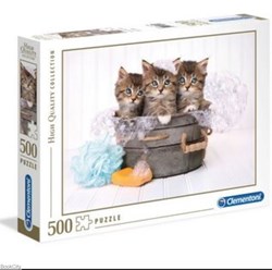 تصویر  Puzzle Kitten and Soup 35065 500