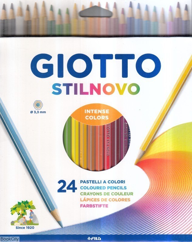 تصویر  مداد رنگي 24 رنگ 6ضلعي Giotto 256600