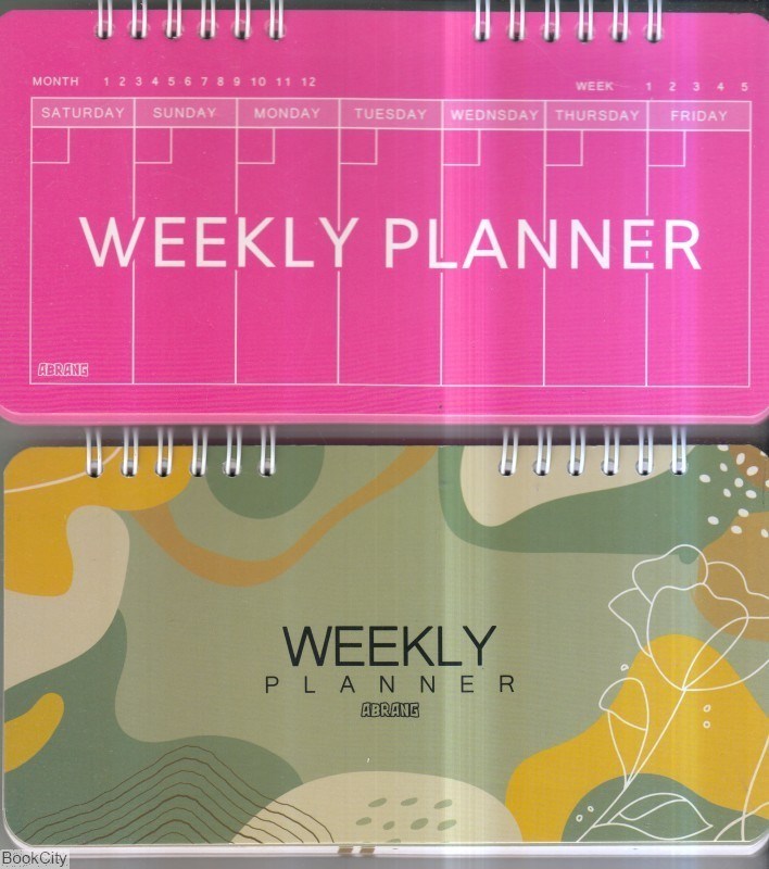 تصویر  پلنر هفتگي سيم از بالا پالتويي Weekly Planner