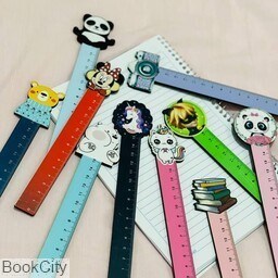 تصویر  خط‌كش چوبي Clips 15cm