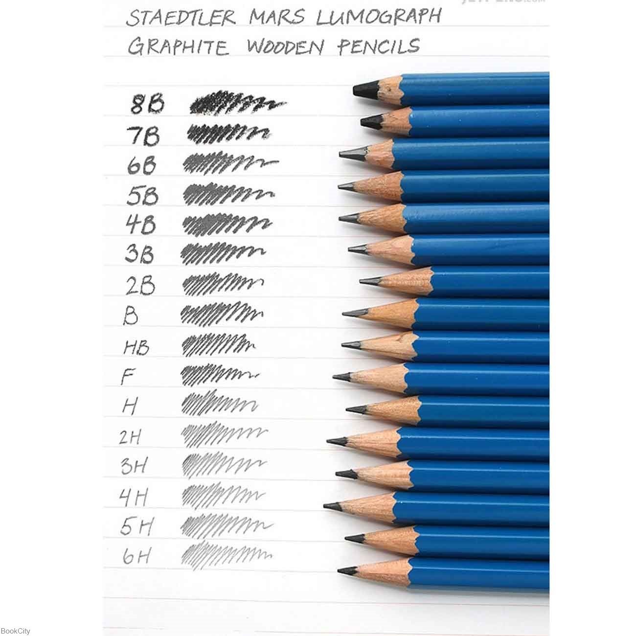 تصویر  مداد مشكي STAEDTLER Mars Lumograph 100-12B