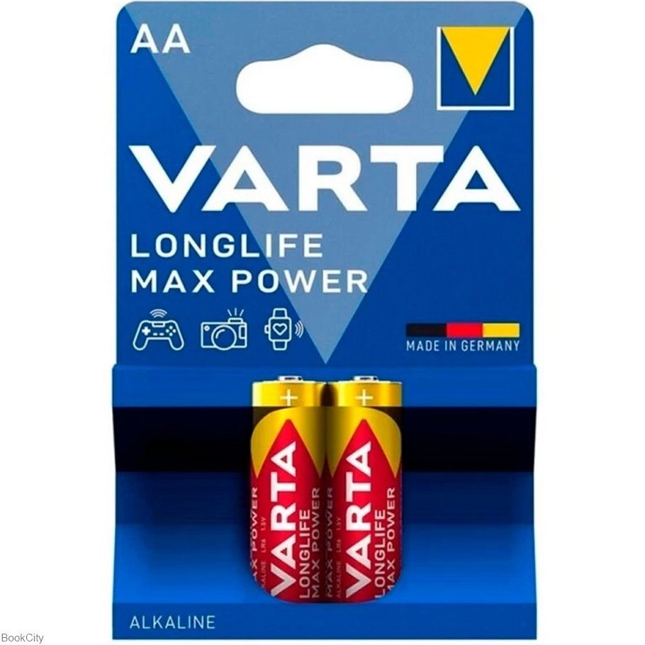 تصویر  باتري قلمي 2 عددي VARTA Longlife Max Power 749751