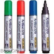 تصویر  ماژيك فليپ‌چارت قرمز Artline Flipchart EK370 2mm