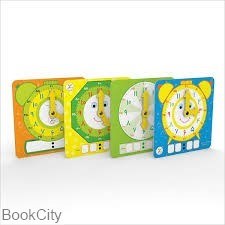 تصویر  ساعت آموزشي چوبي