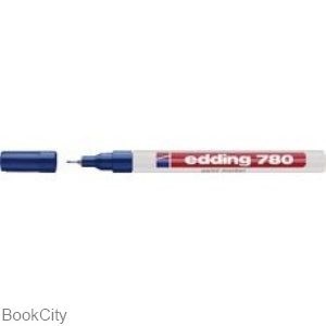 تصویر  ماژيك پوششي نوك گرد آبي edding 780